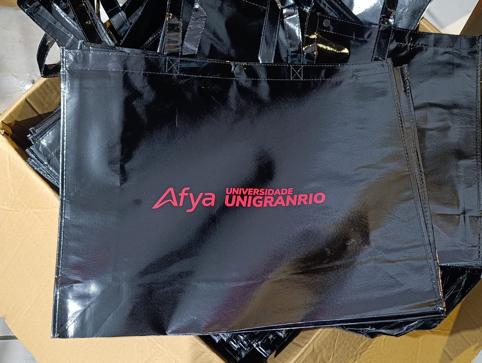 Sacola Tnt Metalizada em Silk